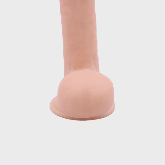 Guilty Toys Realistic Dildo with Scrotum and Suction Cup Flesh