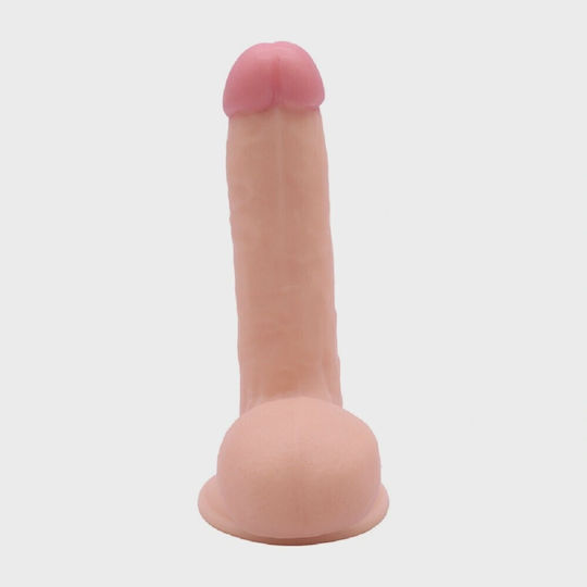 Guilty Toys Realistic Dildo with Scrotum and Suction Cup Flesh