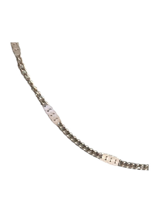 Kalliopi Silver Fußarmband aus Edelstahl 20cm HBM-5002 Kalliopi Silver Fußarmband aus Edelstahl 20cm HBM-5002