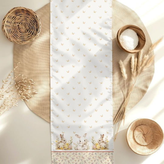 Decorative Table Runner 40x150 Cm 100% Cotton Ginny Butterflies