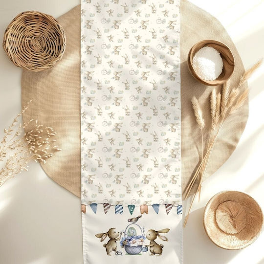Decorative Table Runner 40x200 Cm 100% Cotton Pillowcase Playful Print