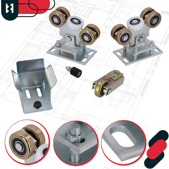 Kotarbau Ρόδα Πλαστική 80x80mm