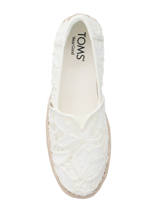 Fabric Women's Espadrilles in Beige Colour