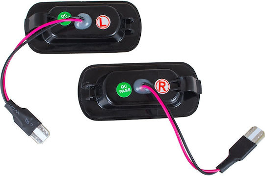 Audi A4 B7 04-09 Led Side Turn Signal Smoked Dynamic 2 Pcs Set