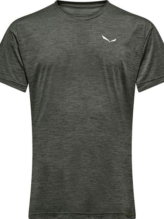 Slw Dry Polo Αθλητική Μπλούζα Κοντομάνικη Dark Olive