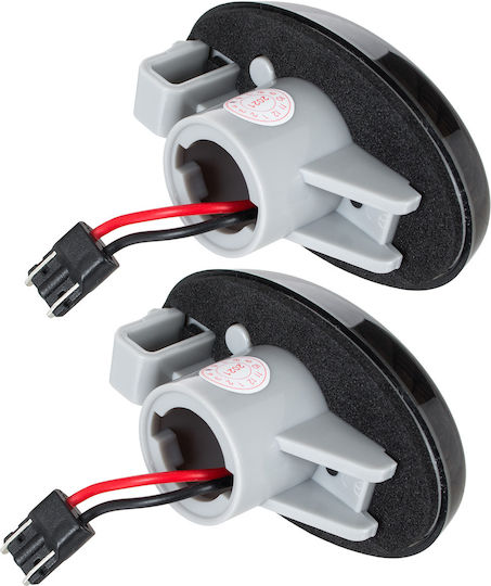 Smart Fortwo 450 98-07 Led Side Turn Signal Smoked Dynamic 2 Pcs Set