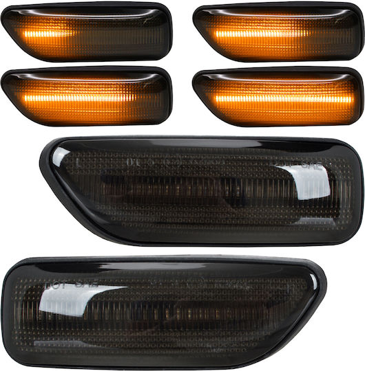 Volvo S60 I S80 I V70 Ii Xc70 I Xc90 I Led Side Indicator Smoked Dynamic 2 Pcs Set
