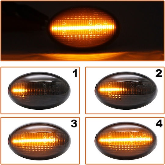 Φλας Led για Mini Cabrio 98-07 2τμχ