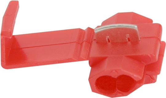 Set 20 Quick Connectors Cables 0.65–1 Mm Cable Joining Connector Red
