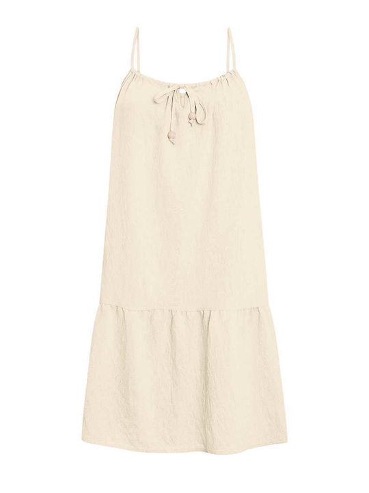 Celestino Damenkleid Mini Loose Fit Beiges
