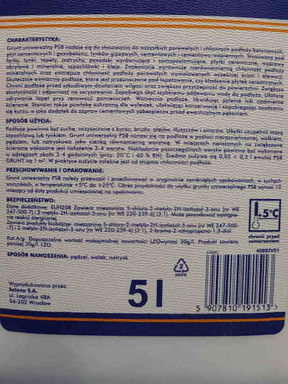 Tiefenwirksames Grundierung Psb 5l
