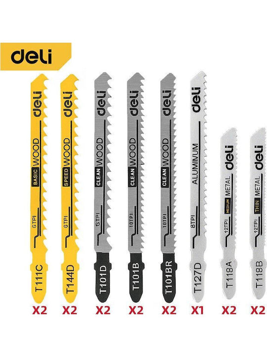 Set Lame Fierăstrău Pendular Dh-qjt015-eh1 15 Bucăți