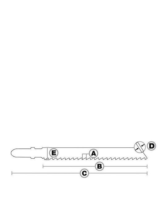 Jigsaw Blades 3150f T345xf Metal Wood 2pcs
