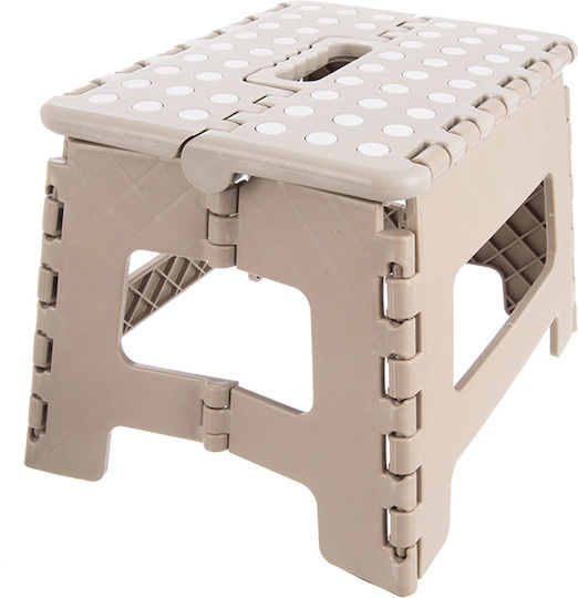 Gartenhocker Kunststoff Außenbereich Beige 32x25x22cm