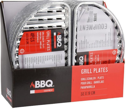Aluminum Grill Trays Half 4 Pcs