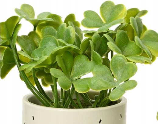 Green Plant In A Pot Artificial Decorative 16x8 Cm