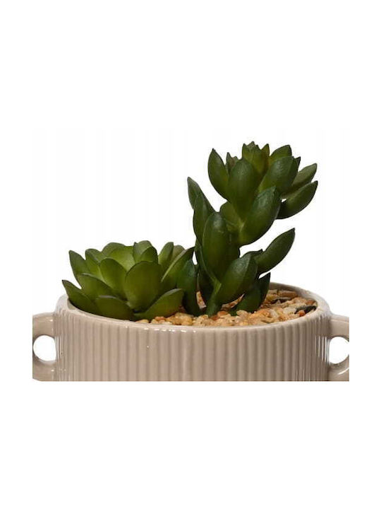 Cactus In A Decorative Pot Artificial Plant 13x13 Cm Cactus In A Decorative Pot Artificial Plant 13x13 Cm