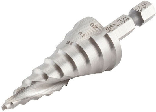 Wurth Burghiu In Trepte HSS Smart Step 1/4" Ø4,0-20mm Zebra 0694450421