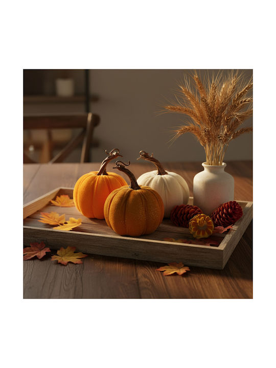 Pumpkin Decoration 11x13 Cm Glitter 3 Colors