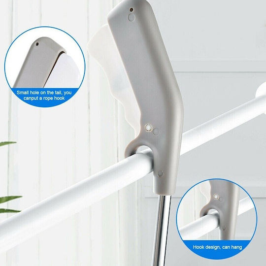 Clești De Colectare Deșeuri Flippy Metal Plastic 96 5 Cm Fără Mâini Murdare Gri