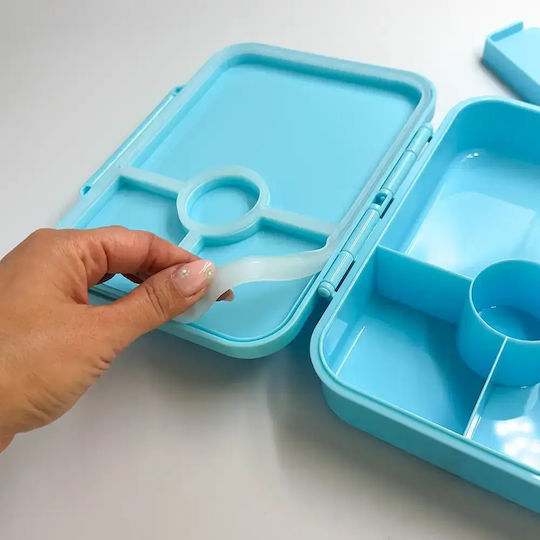Pandaboo Plastic Kids' Food Container Unicorns 0.85 Litre