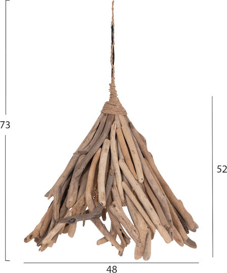 HomeMarkt Κρεμαστό Φωτιστικό Γαλάζιο 48x54x52εκ.