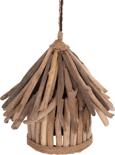 HomeMarkt Pendant Light Light Blue Boho with E27 Socket