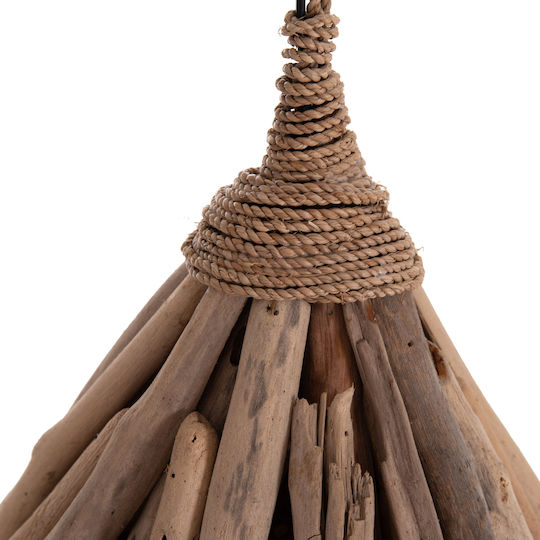 HomeMarkt Pendant Light Light Blue Boho With E27 Socket 48x54x52cm