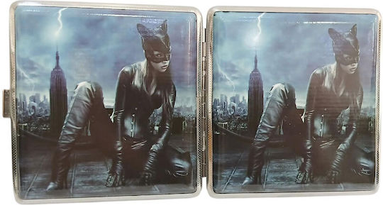 Μεταλλικη Ταμπακιερα Σχεδιο Catwoman 10χ10x1,5cm 43330-8