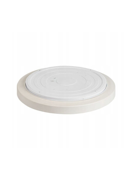 Led Decorative Ceiling Light Anbar Led 37w Cct Br Round Ø55 Max 2170lm 3000-6500k Ip20 I Class White Brown 38930