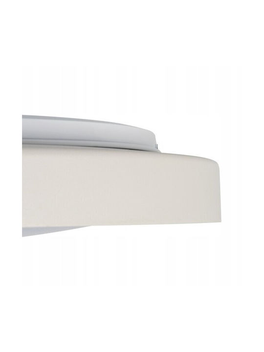 Led Decorative Ceiling Light Anbar Led 37w Cct Br Round Ø55 Max 2170lm 3000-6500k Ip20 I Class White Brown 38930