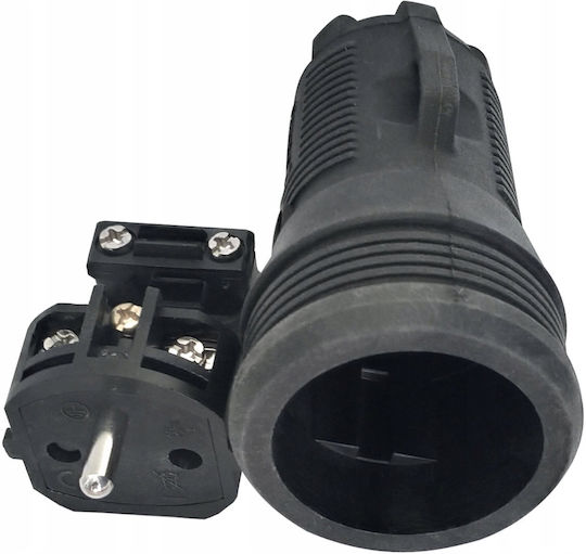 Famatel Steckdosenleiste 16a 3p 250v Ip20 Gummi 2168f