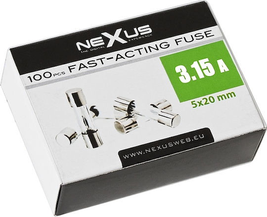 Set 10 Siguranțe Rapide 3,15a 5×20 Mm Sticlă Echipament Electronic Auto