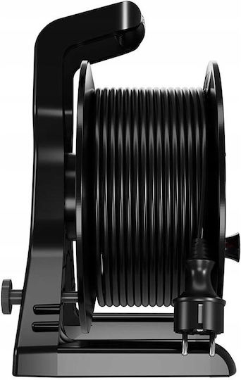 Extreme Line 25m 4-socket Reel Extension Cord Ip44 16a Black