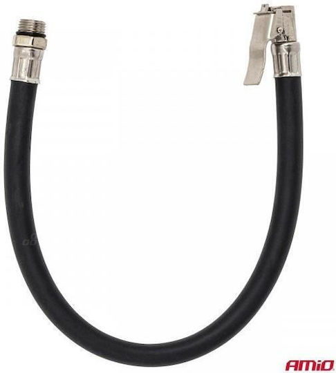 Amio Luftschlauch Für Reifen 1/4” 40cm Standard Feste Verbindung & Einfache Handhabung – 1 Stück 04503/am