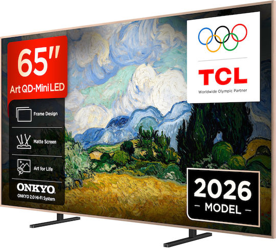 TCL Smart Televizor 65" 4K UHD QD-Mini LED A400 Pro Art HDR (2026) 65A400 Pro