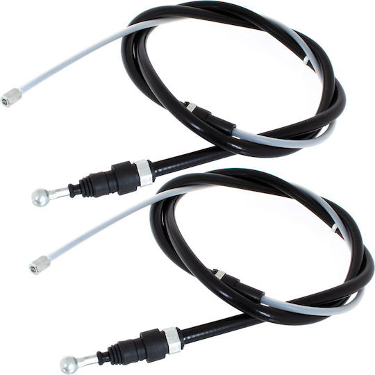 Vw Bora 98-05 Handbremsseil 1j0609721ac + 1j0609721ad 2 Stück Set