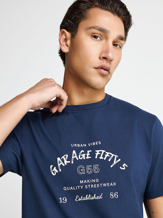 T-shirt Navy Μπλε