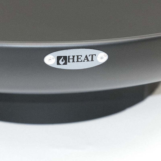 Heat Πιάτο Γλάστρας Black 80x80εκ.
