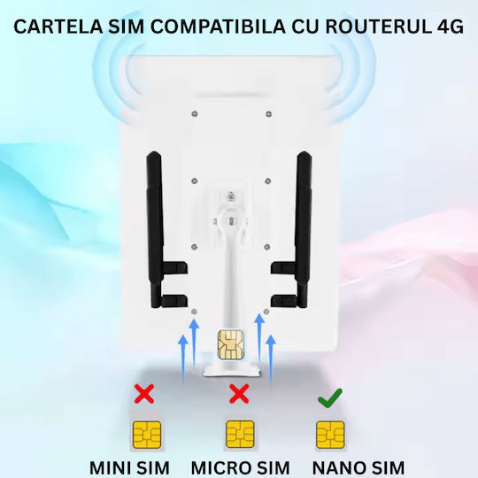 Router Wireless 4G Solar Suportă Cartelă SIM Baterie 25600mAh Echipament de Exterior Rezistent la Apă