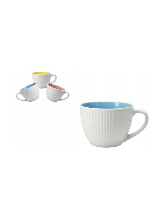Koopman Cană Ceramică Albă 600ml