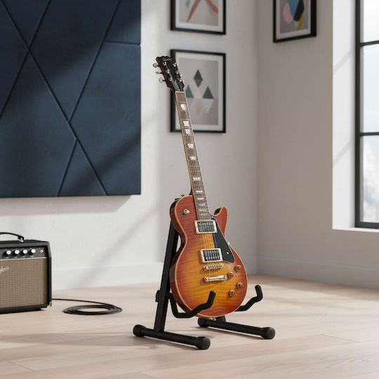 Relaxdays Foldable Guitar Stand Black 39x31x29 Cm