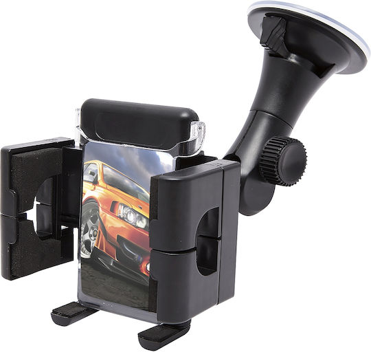 Universal Car Phone Holder Windshield Suction Cup Adjustable 40-120 Mm Rotating Secure Grip