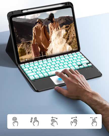 Keyboard Case Ipad 10 10.9" 2022 Cacoe Azerty Touchpad