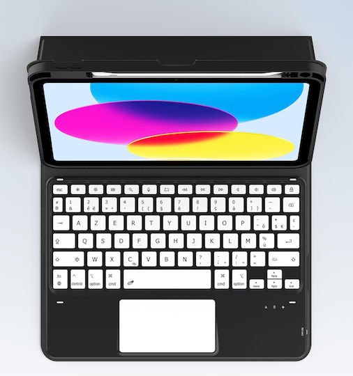 Keyboard Case Ipad 10 10.9" 2022 Cacoe Azerty Touchpad