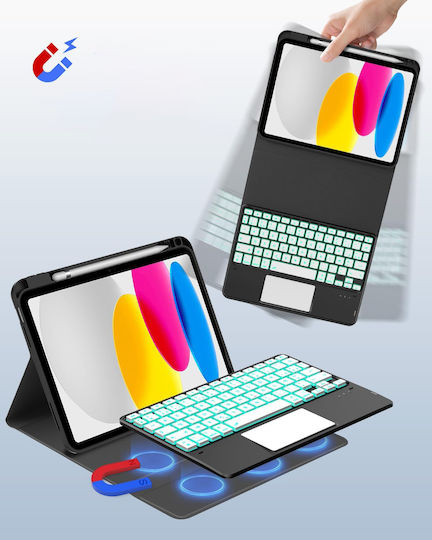 Keyboard Case Ipad 10 10.9" 2022 Cacoe Azerty Touchpad
