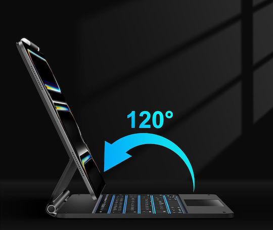 Πληκτρολόγιο Bluetooth Θήκη Ipad Pro 13" M4 2024 Omoton Kc011 Qwertz De