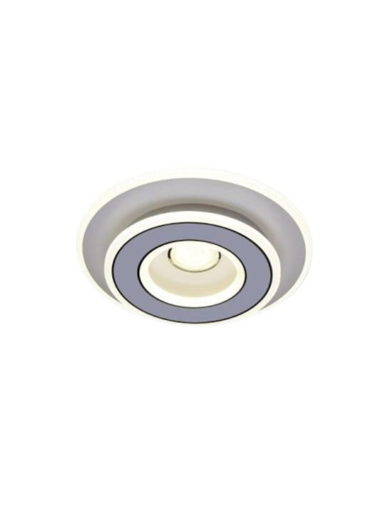 Luminastar Ceiling Light White with Integrated LED and Remote Control