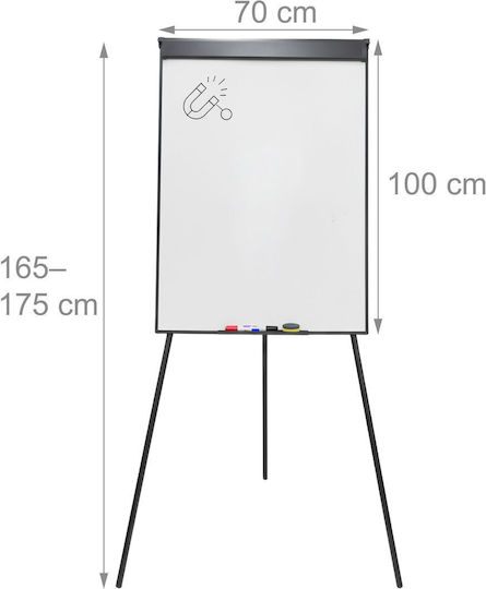 Relaxdays Dry Erase Board Hanging 100x70cm