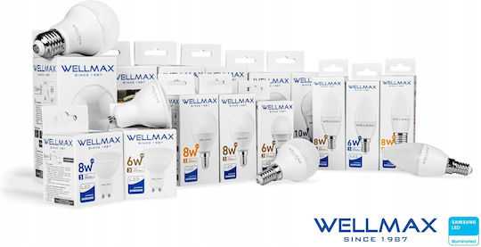 Wellmax LED Bulb 10W for E27 Socket Natural White 940lm